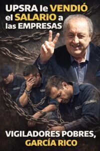 PARITARIA DE LA ENTREGA UPSRA firmó salarios en negro, ajuste encubierto y un nuevo saqueo al bolsillo del vigilador